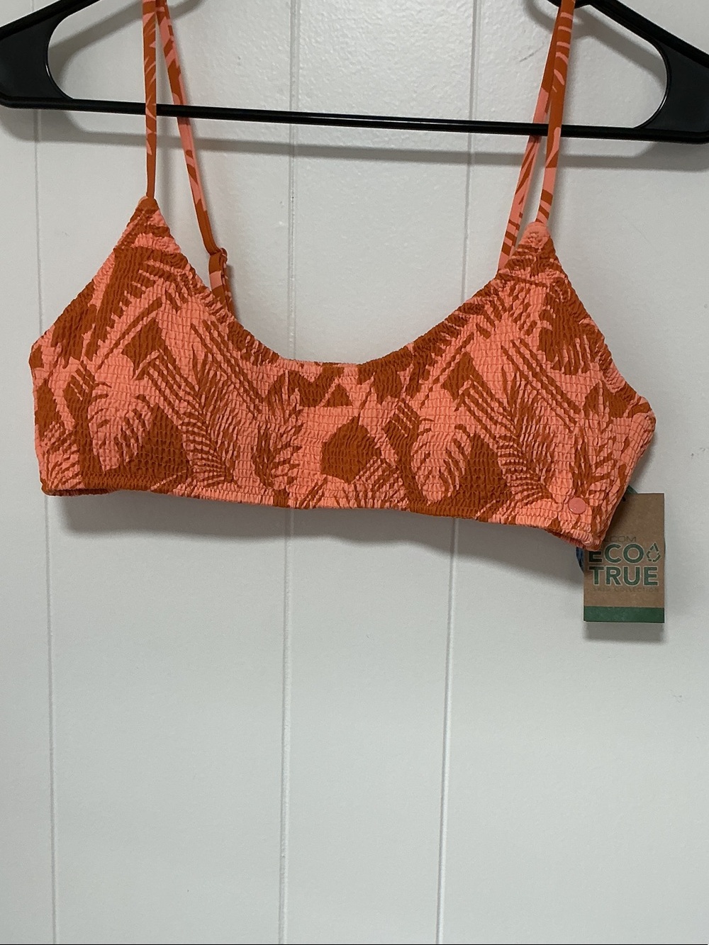 Volcom Orange & Rust Tropical Bralette